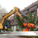 Baum fällen Wohngebiet - Baumdienst Flohr - Neuwied