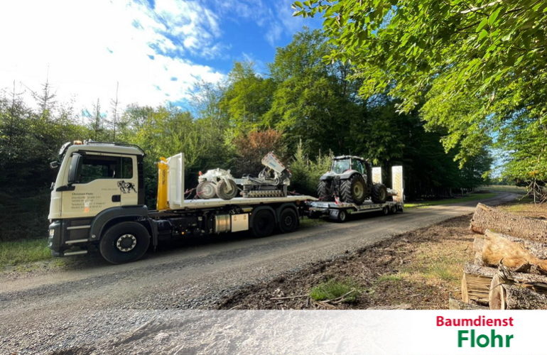 Maschinentransporte - Baumdienst Flohr, Neuwied