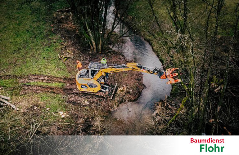 Gewässerpflege Baumdienst Flohr, Neuwied Westerwald Rhein/Lahn Eifel Hünsrück