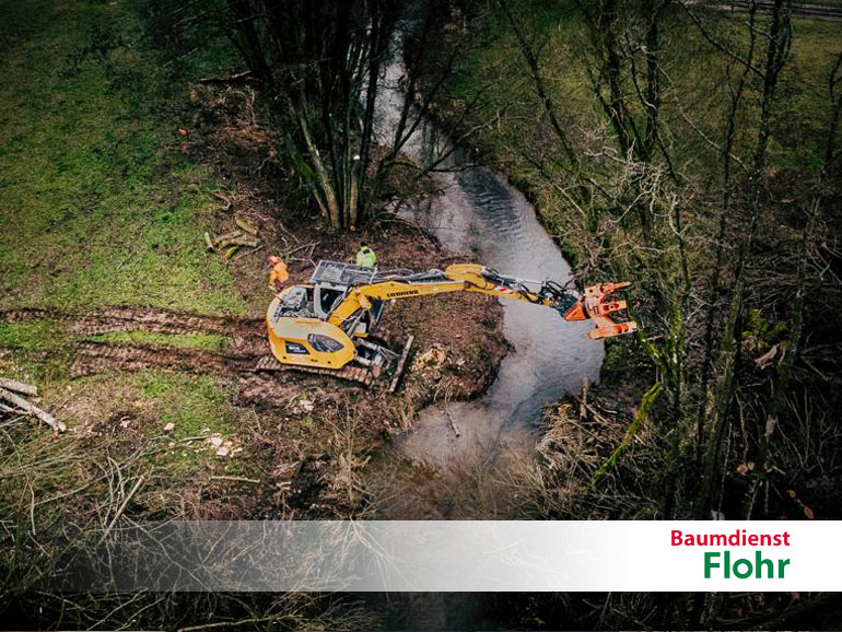 Gewässerpflege Baumdienst Flohr, Neuwied Westerwald Rhein/Lahn Eifel Hünsrück